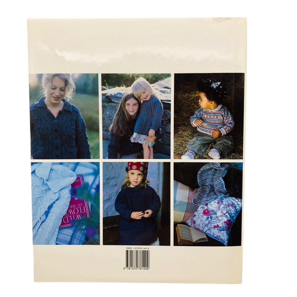 Debbie Bliss Celtic Knits Hard Cover Dust Jacket Knit Pattern Book Vintage 2000 - Picture 2 of 14